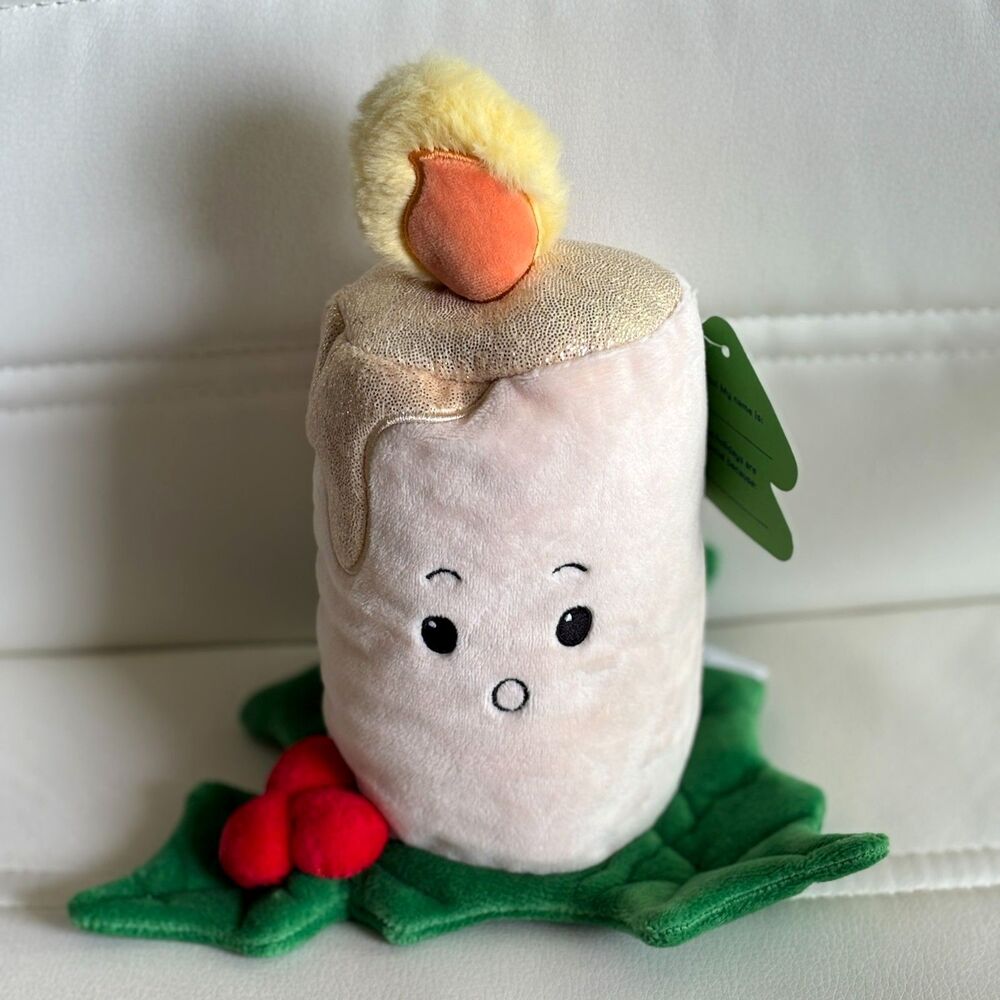 Target Gigglescape Christmas 9" Candle with Holly Plush Toy 2025
